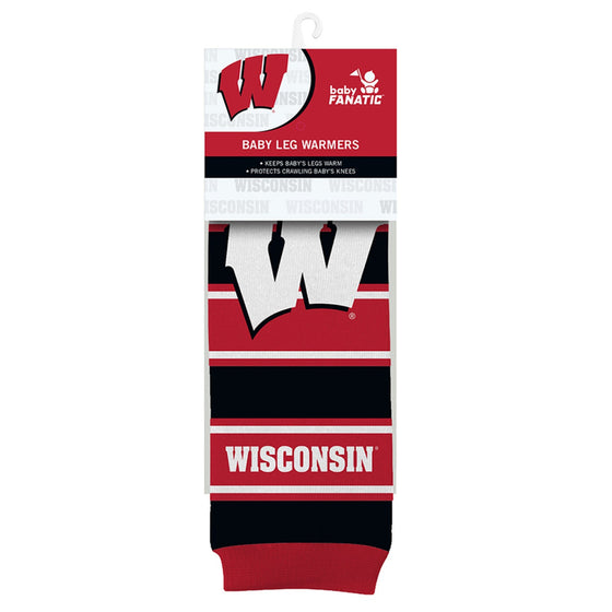 Wisconsin Badgers Baby Leg Warmers - 757 Sports Collectibles