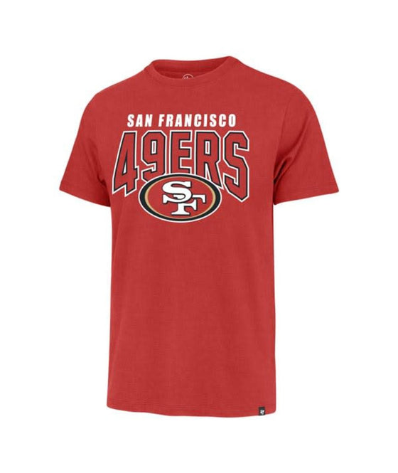 Men's '47 San Francisco 49ers Red Premier Franklin T-Shirt S-XXL - 757 Sports Collectibles