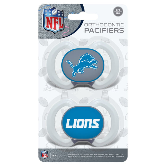 Detroit Lions - Pacifier 2-Pack - 757 Sports Collectibles