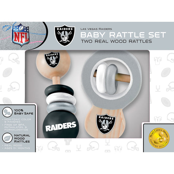Las Vegas Raiders - Baby Rattles 2-Pack - 757 Sports Collectibles