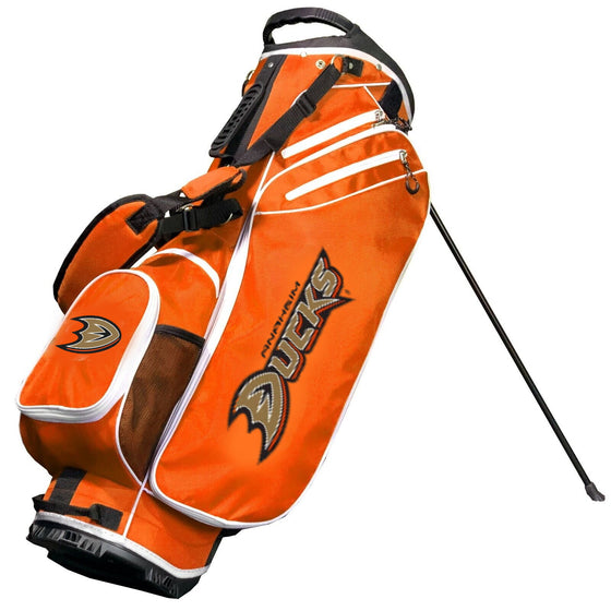 Anaheim Ducks Birdie Stand Golf Bag Orange - 757 Sports Collectibles