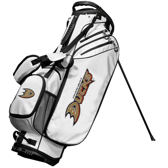 Anaheim Ducks Birdie Stand Golf Bag Wht - 757 Sports Collectibles