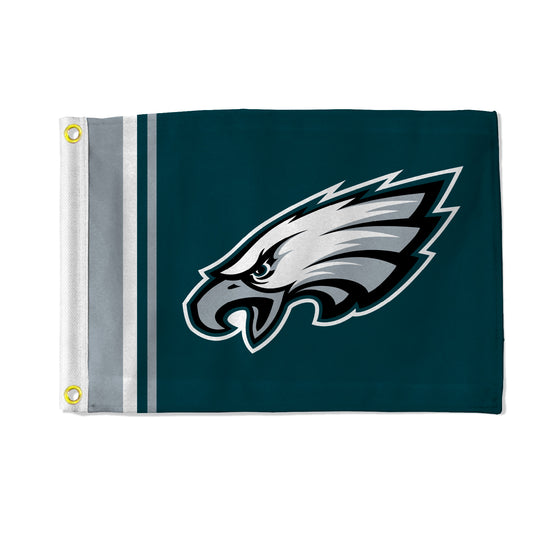 NFL Football Philadelphia Eagles Stripes Utility Flag - Double Sided - Great for Boat/Golf Cart/Home ect.