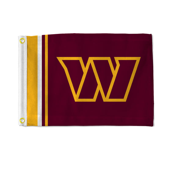 NFL Football Washington Commanders Stripes Utility Flag - Double Sided - Great for Boat/Golf Cart/Home ect.