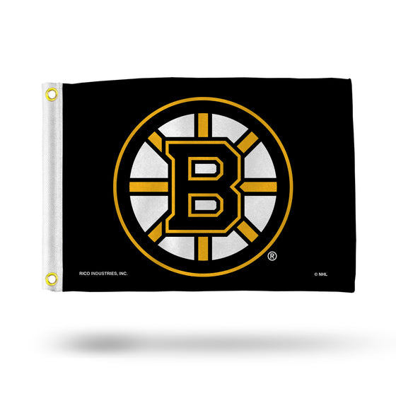 NHL Hockey Boston Bruins  Utility Flag - Double Sided - Great for Boat/Golf Cart/Home ect.