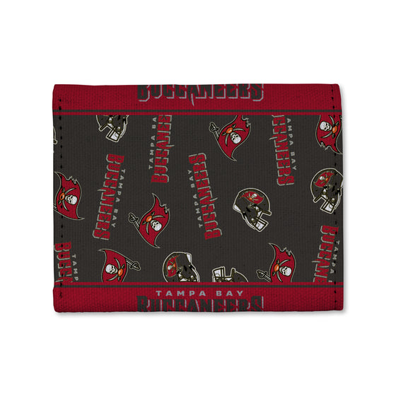 NFL Football Tampa Bay Buccaneers  Canvas Trifold Wallet - Great Accessory