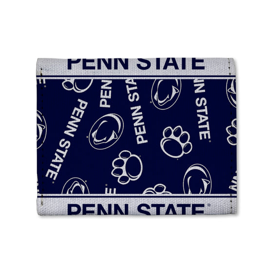 NCAA  Penn State Nittany Lions  Canvas Trifold Wallet - Great Accessory