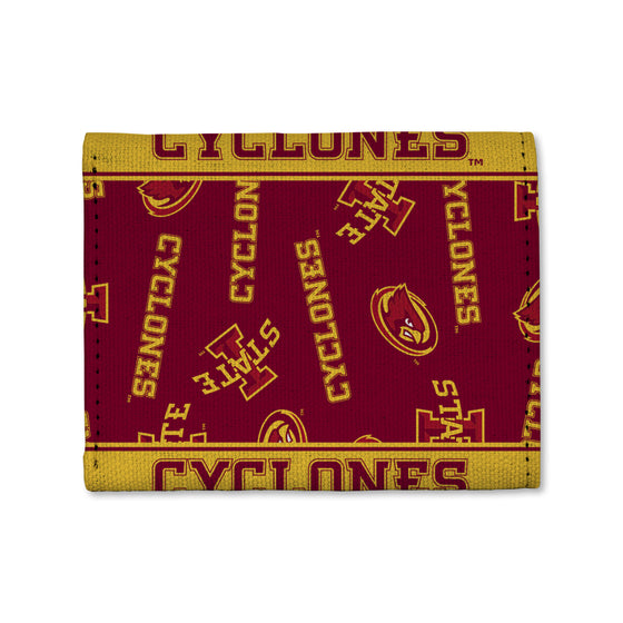 NCAA  Iowa State Cyclones  Canvas Trifold Wallet - Great Accessory