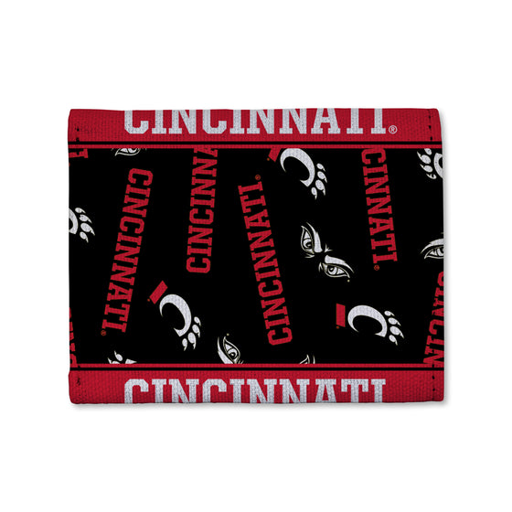 NCAA  Cincinnati Bearcats  Canvas Trifold Wallet - Great Accessory