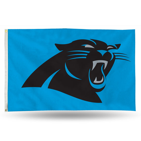 NFL Football Carolina Panthers Standard 3' x 5' Banner Flag Single Sided - Indoor or Outdoor - Home Décor