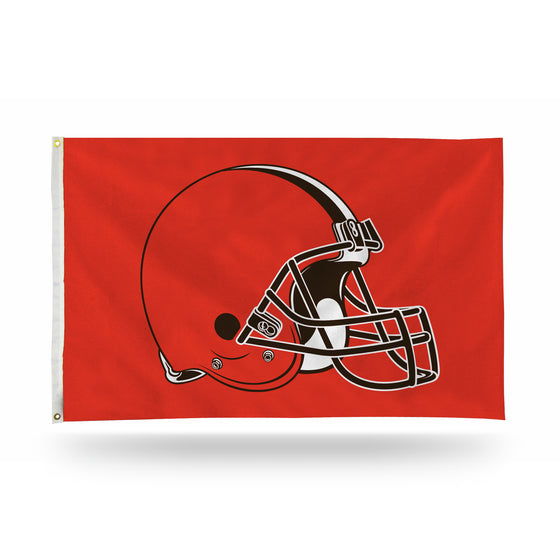 NFL Football Cleveland Browns Standard 3' x 5' Banner Flag Single Sided - Indoor or Outdoor - Home Décor