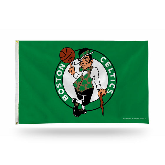 NBA Basketball Boston Celtics Standard 3' x 5' Banner Flag Single Sided - Indoor or Outdoor - Home Décor