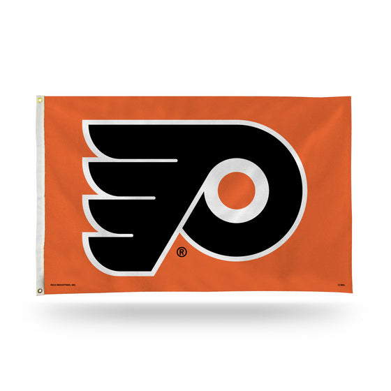 NHL Hockey Philadelphia Flyers Standard 3' x 5' Banner Flag Single Sided - Indoor or Outdoor - Home Décor