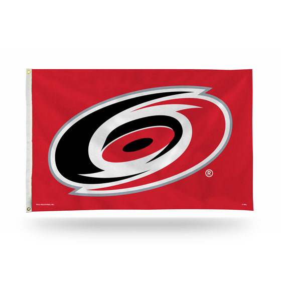 NHL Hockey Carolina Hurricanes Standard 3' x 5' Banner Flag Single Sided - Indoor or Outdoor - Home Décor