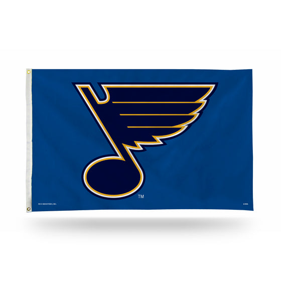 NHL Hockey St. Louis Blues Blue 3' x 5' Banner Flag Single Sided - Indoor or Outdoor - Home Décor
