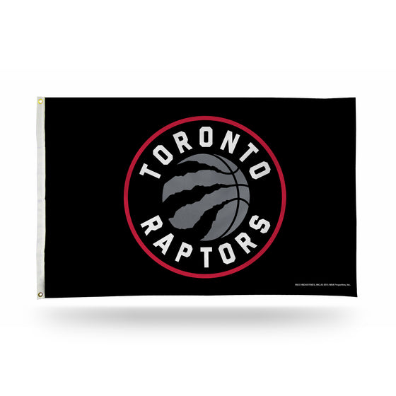 NBA Basketball Toronto Raptors Standard 3' x 5' Banner Flag Single Sided - Indoor or Outdoor - Home Décor