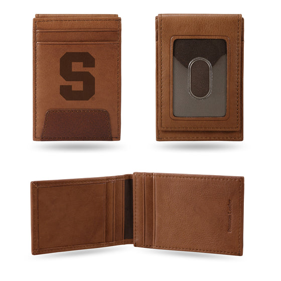 NCAA  Syracuse Orange  Genuine Leather Front Pocket Wallet - Slim Wallet