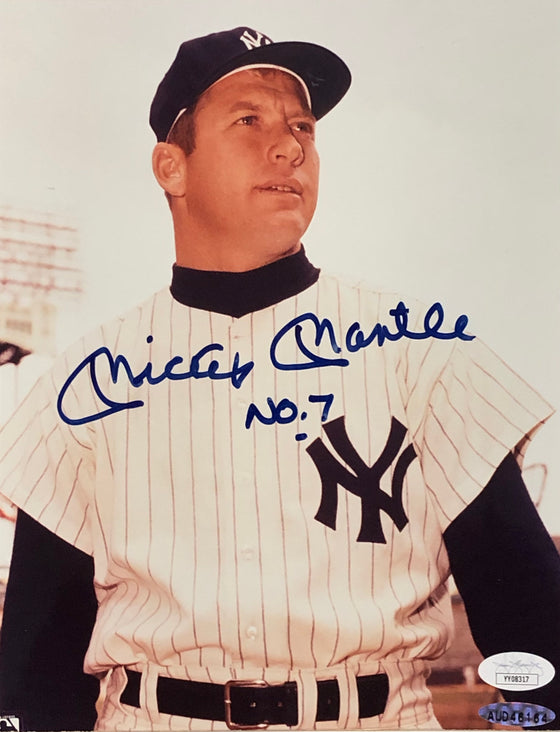 New York Yankees Mickey Mantle Signed Auto 8x10 Photo JSA LOA - 757 Sports Collectibles
