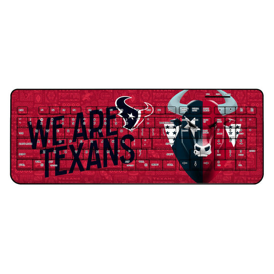 Houston Texans 2024 Illustrated Limited Edition Wireless USB Keyboard-0
