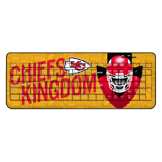 Kansas City Chiefs 2024 Illustrated Limited Edition Wireless USB Keyboard-0