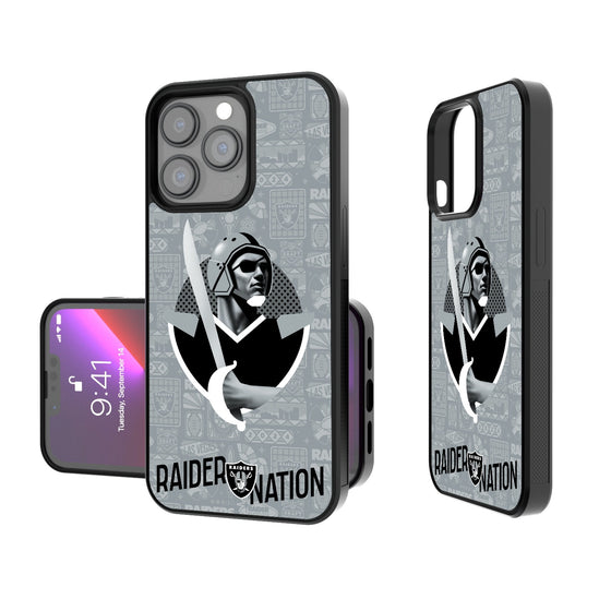 Las Vegas Raiders 2024 Illustrated Limited Edition Bump Phone Case-0