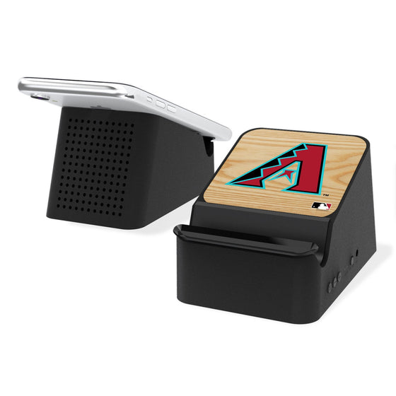 Arizona Diamondbacks Baseball Bat Wireless Charging Station and Bluetooth Speaker-0