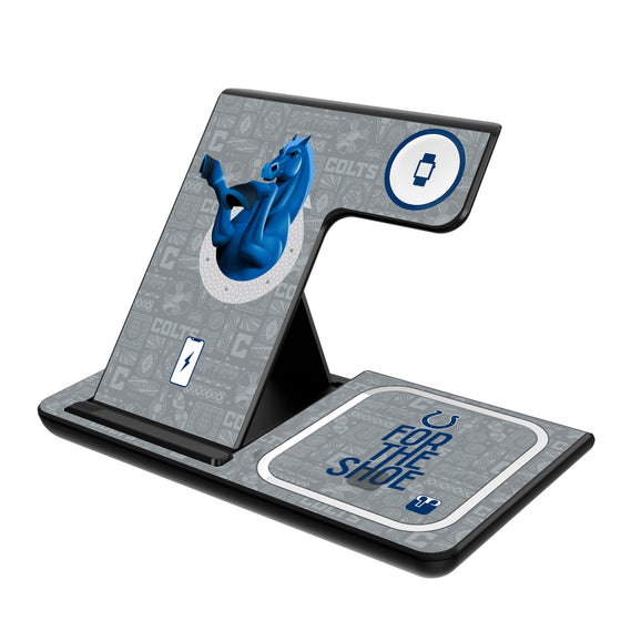 Indianapolis Colts 2024 Illustrated Limited Edition 3 in 1 Charging Station-0