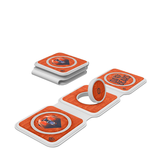 Chicago Bears 2024 Illustrated Limited Edition Foldable 3 in 1 Charger-0