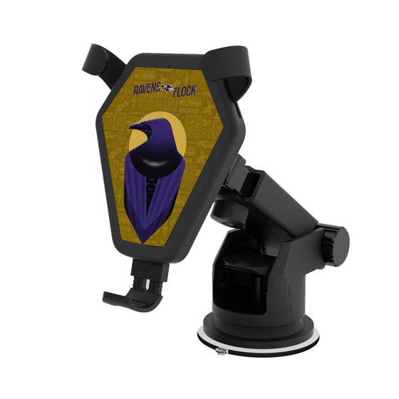 Baltimore Ravens 2024 Illustrated Limited Edition Wireless Car Charger-0