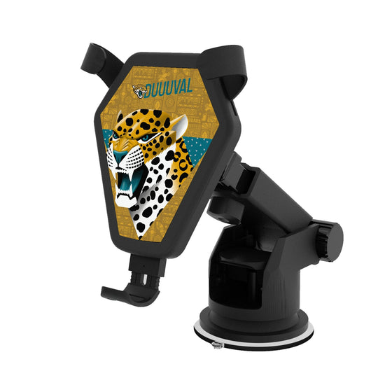 Jacksonville Jaguars 2024 Illustrated Limited Edition Wireless Car Charger-0