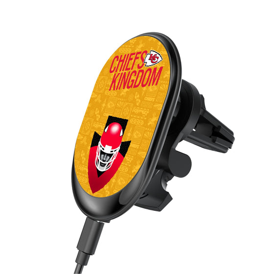 Kansas City Chiefs 2024 Illustrated Limited Edition Wireless Car Charger-0