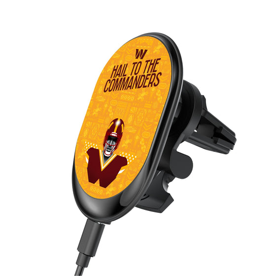 Washington Commanders 2024 Illustrated Limited Edition Wireless Car Charger-0