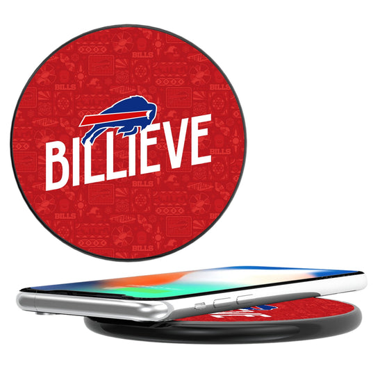 Buffalo Bills 2024 Illustrated Limited Edition 15-Watt Wireless Charger-0