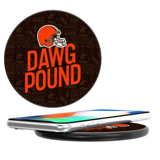 Cleveland Browns 2024 Illustrated Limited Edition 15-Watt Wireless Charger-0