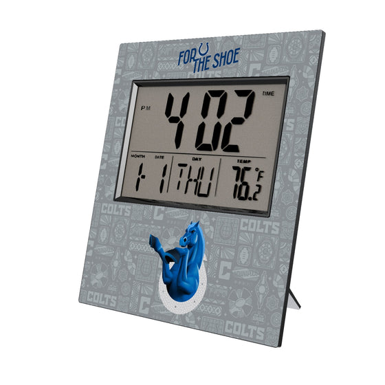 Indianapolis Colts 2024 Illustrated Limited Edition Wall Clock-0