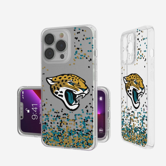Jacksonville Jaguars Confetti Clear Case-0