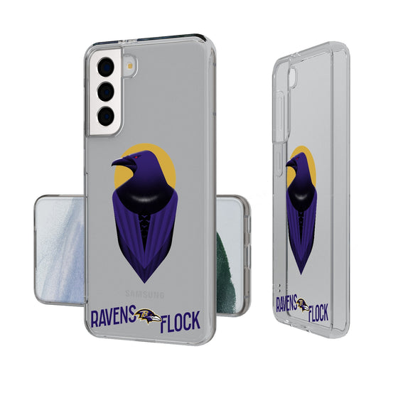 Baltimore Ravens 2024 Illustrated Limited Edition Clear Phone Case-1