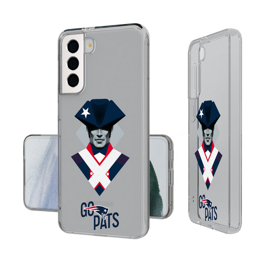 New England Patriots 2024 Illustrated Limited Edition Clear Phone Case-1
