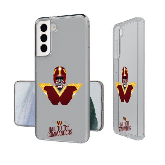 Washington Commanders 2024 Illustrated Limited Edition Clear Phone Case-1