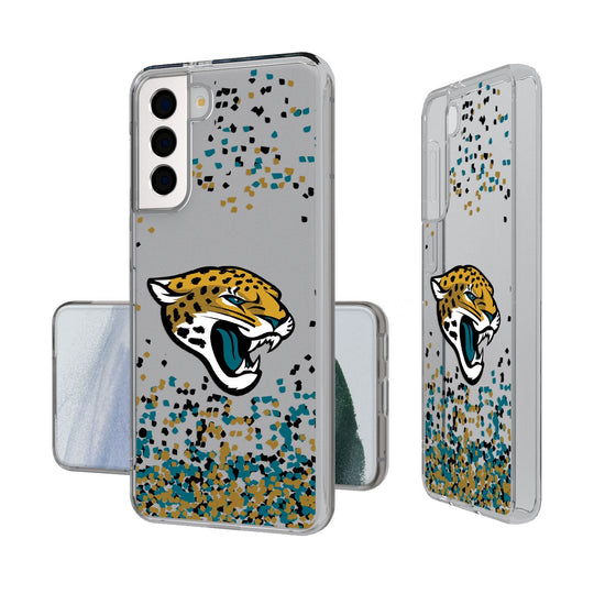 Jacksonville Jaguars Confetti Clear Case-1