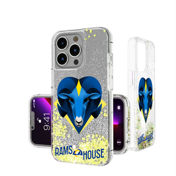 Los Angeles Rams 2024 Illustrated Limited Edition Glitter Phone Case-0