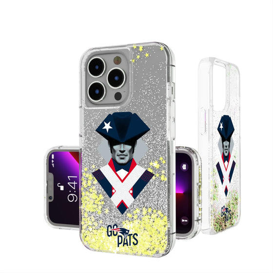 New England Patriots 2024 Illustrated Limited Edition Glitter Phone Case-0