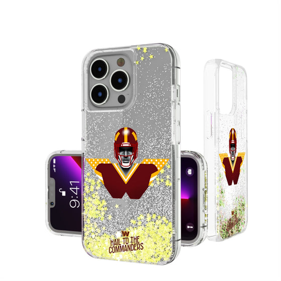 Washington Commanders 2024 Illustrated Limited Edition Glitter Phone Case-0