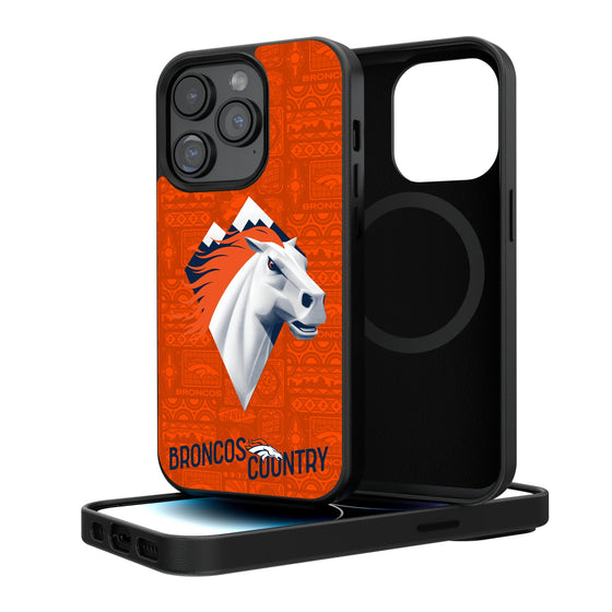 Denver Broncos 2024 Illustrated Limited Edition Magnetic Phone Case-0