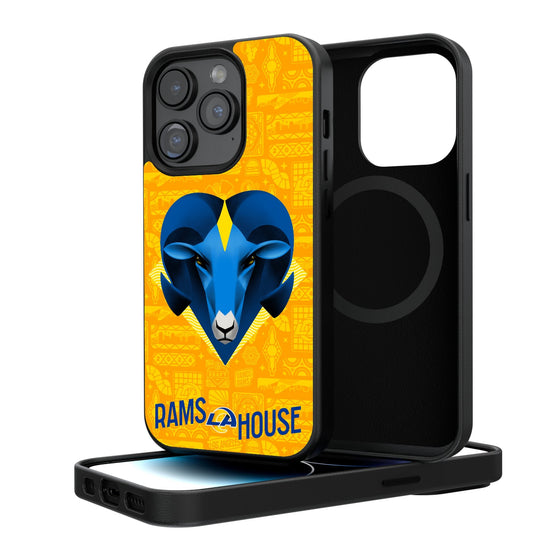Los Angeles Rams 2024 Illustrated Limited Edition Magnetic Phone Case-0
