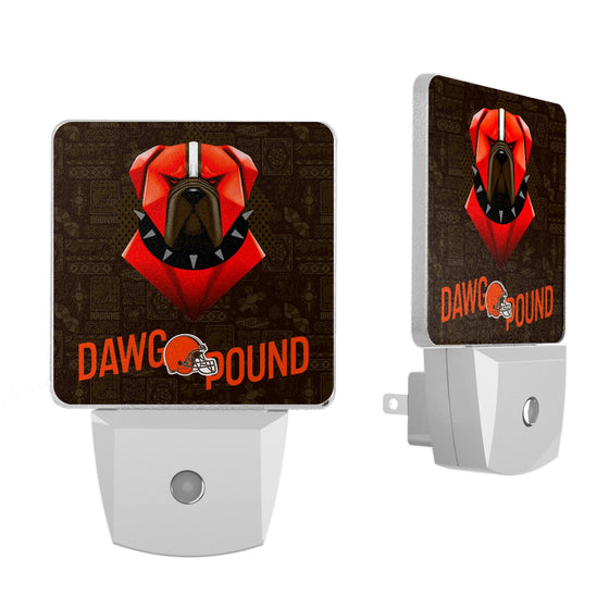 Cleveland Browns 2024 Illustrated Limited Edition Night Light 2-Pack-0