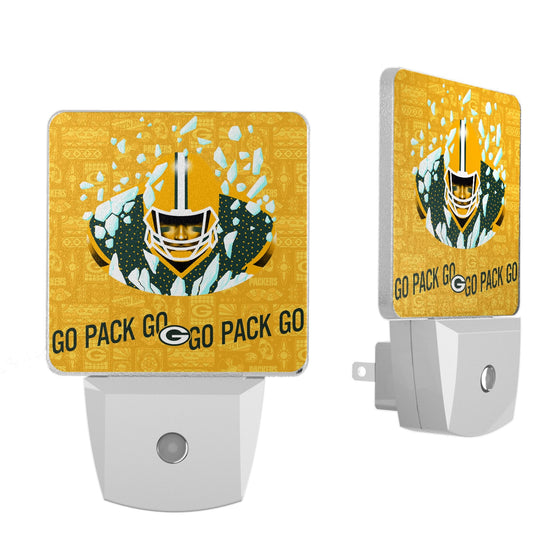 Green Bay Packers 2024 Illustrated Limited Edition Night Light 2-Pack-0