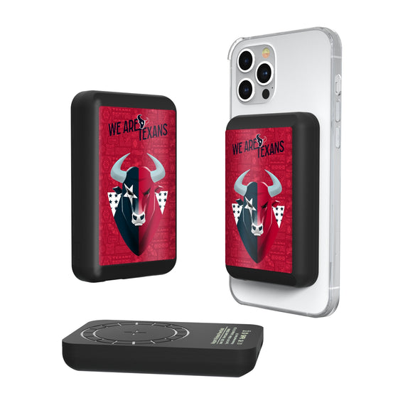 Houston Texans 2024 Illustrated Limited Edition Wireless Mag Power Bank-0