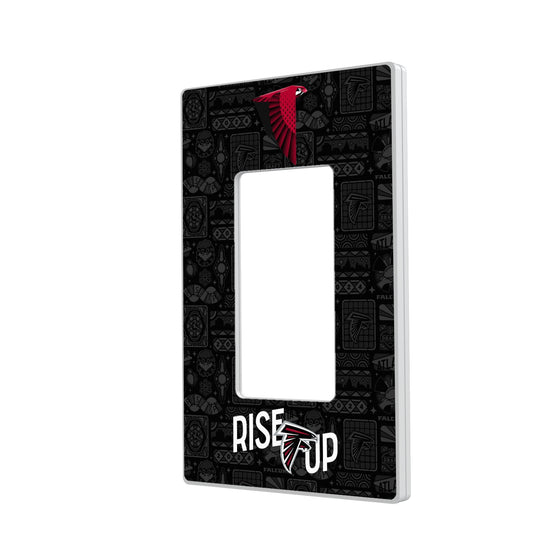 Atlanta Falcons 2024 Illustrated Limited Edition Hidden-Screw Light Switch Plate-1