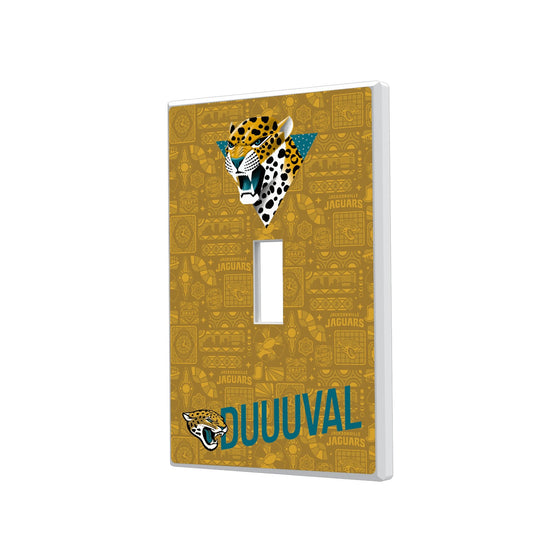 Jacksonville Jaguars 2024 Illustrated Limited Edition Hidden-Screw Light Switch Plate-0